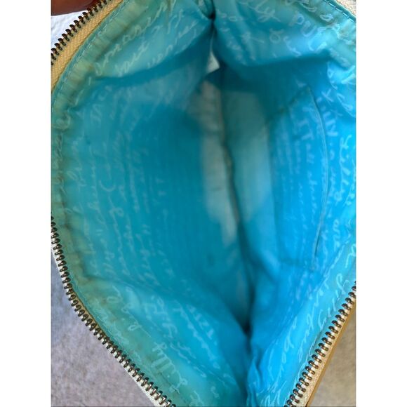 Lilly Pulitzer gold and woven rattan clutch , $118 - Picture 7 of 8